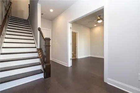 New construction Townhouse house 215 Midnight Oak Run, Unit 6, Alpharetta, GA 30009 The Childress- photo 0