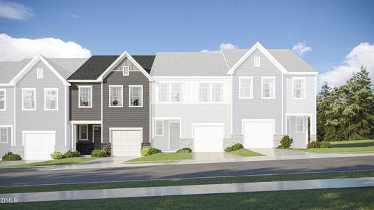 New construction Townhouse house 130 Tree Moss Ct, Rolesville, NC 27571 plan Carson II - image