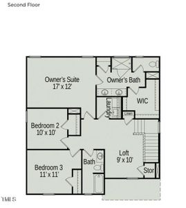 Second floor layout BWOOD 9