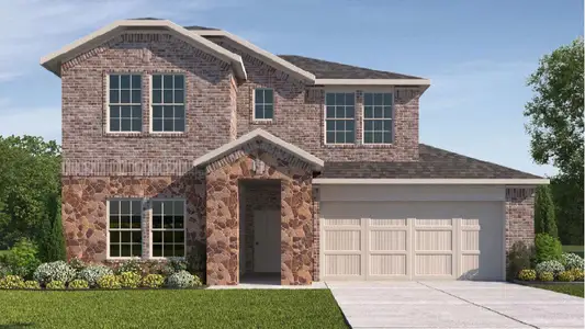 New construction Single-Family house 1616 Harmony Haven Dr, Fort Worth, TX 76120 plan Tangerine - image