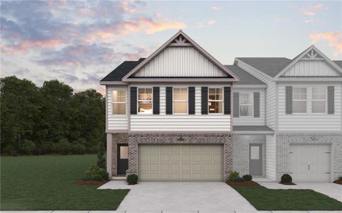 New construction Townhouse house 8347 Columbia Ct, Palmetto, GA 30268 - image