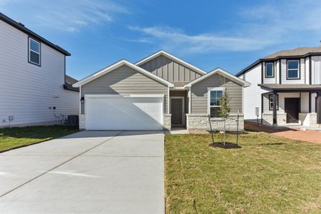New construction Single-Family house 13200 Silver Blazer Dr, Buda, TX 78610 plan Pinion - image