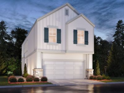 New construction Townhouse house 621 Sand Dollar Dr, Kemah, TX 77565 plan The Harlow (S135) - image