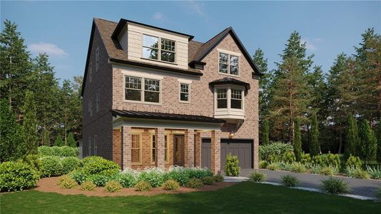 New construction Single-Family house 3545 Vermillion Vw, Suwanee, GA 30024 plan The Fordham - image