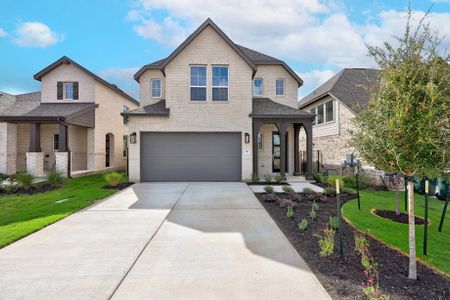 New construction Single-Family house 357 Blue Summit Bnd, Liberty Hill, TX 78642 plan Livingston - image
