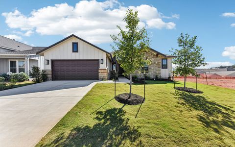 New construction Single-Family house 203 Olive Blossom Trl, San Marcos, TX 78666 plan Spelman - image