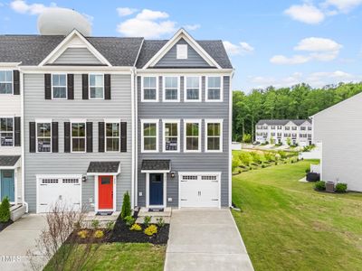 New construction Townhouse house 611 Silverado Sunset Lp, Wendell, NC 27591 Ballad- photo 0