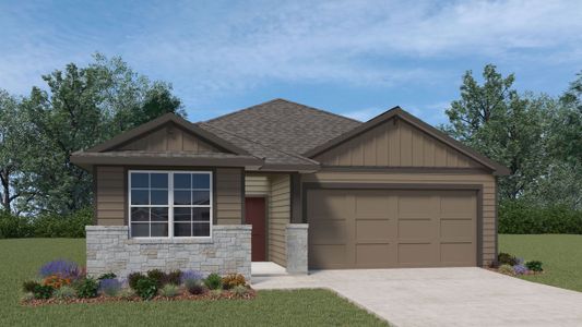 New construction Single-Family house 230 Sweetwater Drive, Kyle, TX 78640 The Easton II- photo 0