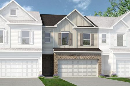 New construction Townhouse house 3533 Bellinger Drive, Unit 32, Powder Springs, GA 30127 The Maddux II- photo 0