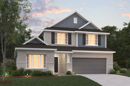 New construction Single-Family house 17110 Pinewood Branch Dr, New Caney, TX 77357 Barbosa- photo 0