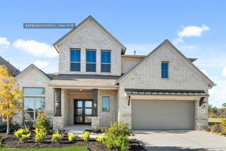 New construction Single-Family house 1935 Keen St, Todd Mission, TX 77316 plan The Asher X - image