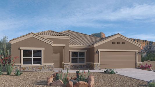New construction Single-Family house 10015 N Black Dalea, Marana, AZ 85653 plan Pearl - image