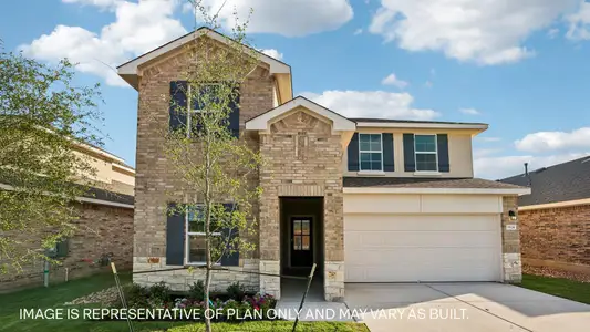 New construction Single-Family house 1829 Dandy Brush Dr, Leander, TX 78641 plan The Mitchell - image