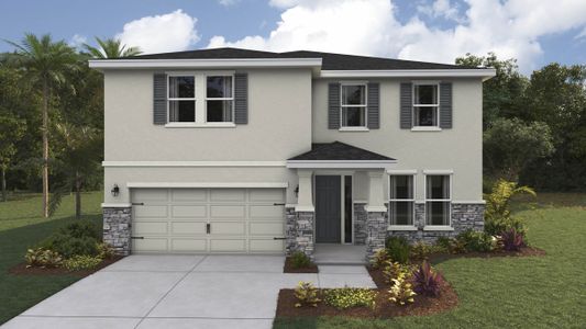 New construction Single-Family house 10649 Fern Hollow Run, Parrish, FL 34219 plan Holden - image