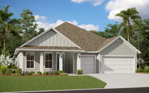 New construction Single-Family house 38 Windmill Palm Wy, Palm Coast, FL 32164 plan Avalon - image