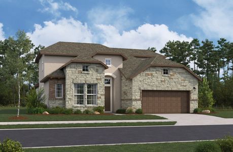 New construction Single-Family house 137 Allin Oaks, Universal City, TX 78148 Madrid III- photo 0