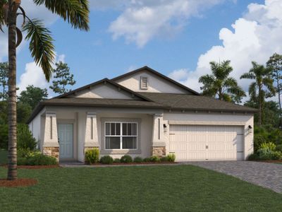 New construction Single-Family house 3064 Fall Harvest Dr, Zephyrhills, FL 33540 Picasso- photo 0 0