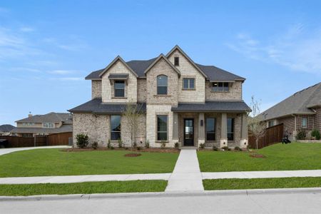 New construction Single-Family house 5401 Rowlan Row, Midlothian, TX 76065 plan Sacramento 10 Ft Elevation B - B1 - image