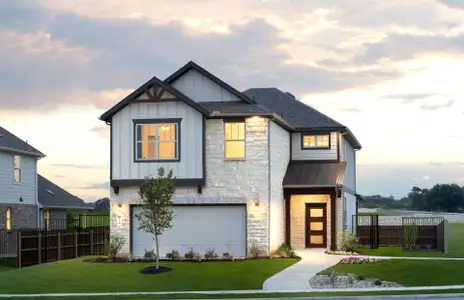 New construction Single-Family house 124 Singing Dove Wy, Liberty Hill, TX 78642 plan Rybrook - image