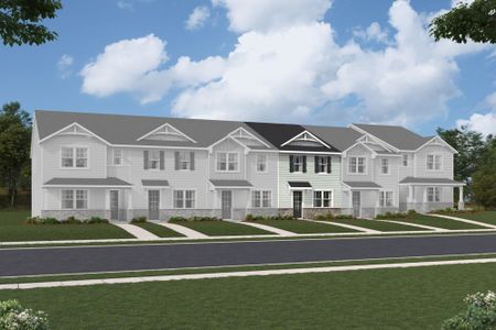 New construction Townhouse house 2584 Selbourne Dr, Gastonia, NC 28052 plan Shelby - image