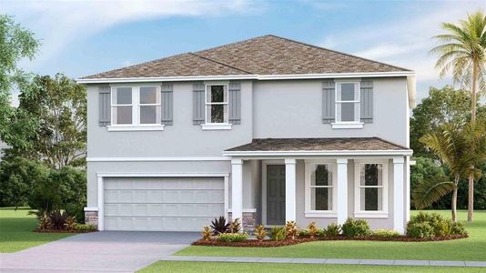 New construction Single-Family house 32616 Rosepine Blvd, Wesley Chapel, FL 33543 plan Hemingway - image