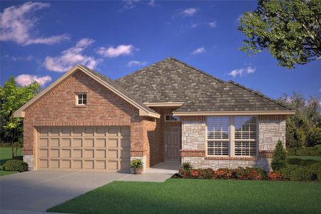 New construction Single-Family house 5213 Meadow Lane, Krum, TX 76249 Hobbs - photo 0