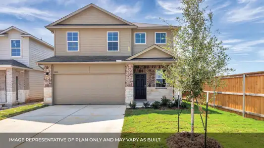 New construction Single-Family house 20131 Heinrich Ln, Manor, TX 78653 plan The Madison - image