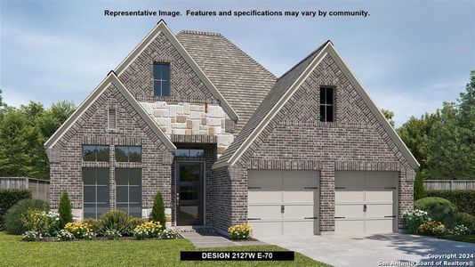 New construction Single-Family house 1728 Field Brook, Seguin, TX 78155 Design 2127W- photo 0