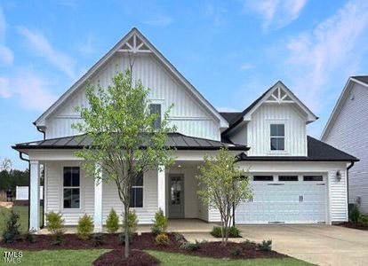 New construction Single-Family house 9112 Dupree Meadow Drive, Angier, NC 27501 - photo 0