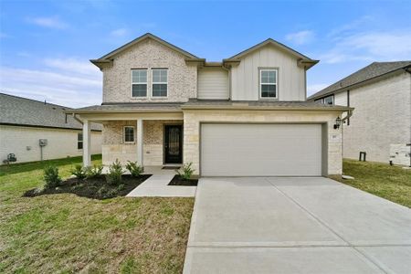 New construction Single-Family house 217 Harlingen Drive, Magnolia, TX 77354 The Tierra C- photo 0