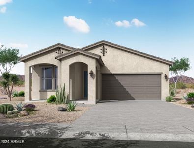 New construction Single-Family house 2820 N 212Th Drive, Buckeye, AZ 85396 Apache- photo 0