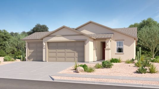New construction Single-Family house 8733 E Crimson Snowberry Wy, Vail, AZ 85641 plan Coronado - image