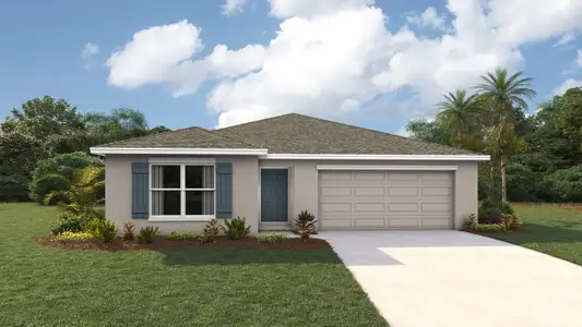New construction Single-Family house 10737 Tucker Rd, Weeki Wachee, FL 34613 plan Lakeside - image