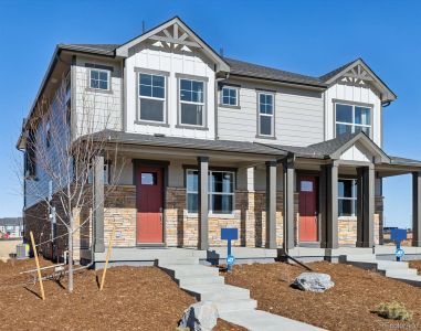 New construction Townhouse house 22262 E 7Th Pl, Aurora, CO 80018 plan MELBOURNE - image