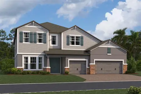 New construction Single-Family house 3779 Wolves Creek Pl, Apopka, FL 32712 plan Tradewinds II Fl - image