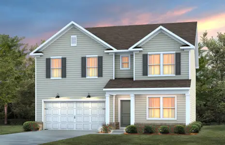 New construction Single-Family house 1136 Lancashire Grove Pl, Willow Spring, NC 27592 plan Hampton - image
