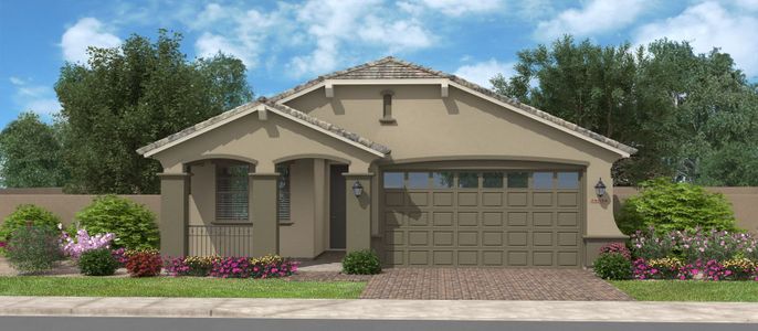 New construction Single-Family house 34997 N. Sacramento Wash Rd., San Tan Valley, AZ 85144 Evangeline- photo 0