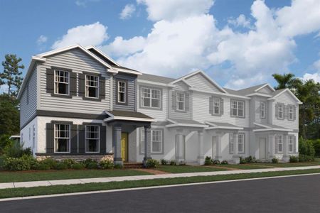 New construction Townhouse house 9332 Bolshoi Aly, Winter Garden, FL 34787 Windham II- photo 1 1