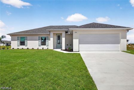 New construction Single-Family house 2116 Nw 3Rd Ave, Cape Coral, FL 33993 plan The Sunset Harbor - image