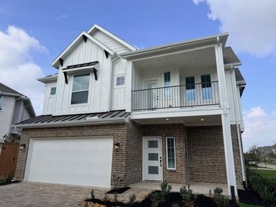 New construction Single-Family house 7639 Meadow Mouse Ln, Katy, TX 77493 plan Springfield – Courtyard Collection - image