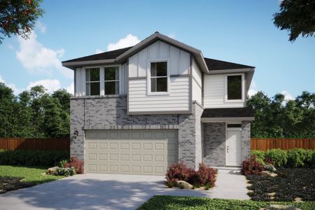New construction Single-Family house 122 Dogvane Cir, Kyle, TX 78640 plan Parker - image