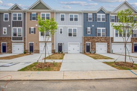 New construction Townhouse house 849 Parc Townes Drive, Unit 11, Wendell, NC 27591 Linville- photo 0