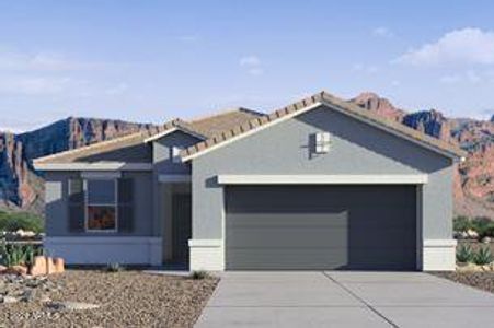 New construction Single-Family house 1708 W Stradling Ave, Apache Junction, AZ 85120 The Baxter- photo 0 0