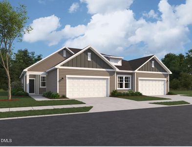 New construction Duplex house 855 Hanford Landing Dr, Graham, NC 27253 plan Clay - image