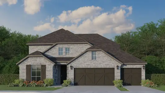 New construction Single-Family house 3324 Maidenhair Ln, Celina, TX 75009 plan 1525 - image