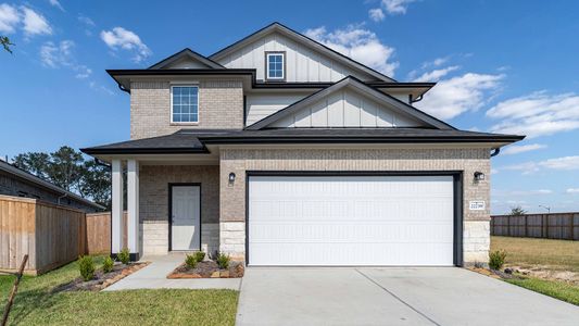 New construction Single-Family house 22239 Blue Crown Dr, Splendora, TX 77372 plan Hickory - image