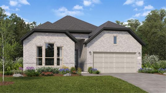 New construction Single-Family house 17526 Tulip Willow Way, Hockley, TX 77447 Hillwood- photo 0