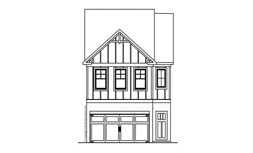 New construction Townhouse house 1584 Old Salem Road SE, Conyers, GA 30013 plan Redland - image 1