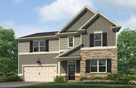 New construction Single-Family house 247 Thompson Ridge Ln, Dallas, GA 30132 plan HALTON - image