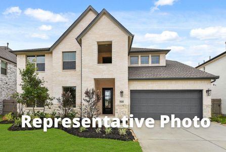 New construction Single-Family house 116 Echo Pass, Liberty Hill, TX 78642 The Collins- photo 0